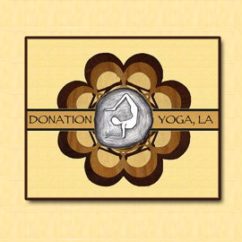 The Umbrella Agency, Los Angeles - Recent Graphic Design, Donation Yoga LA SM Buttons